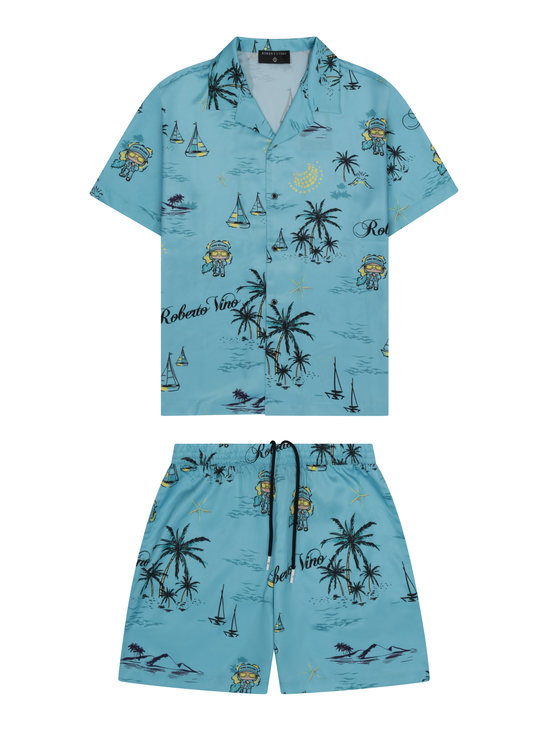 Vino Boy All Over Cabana Set