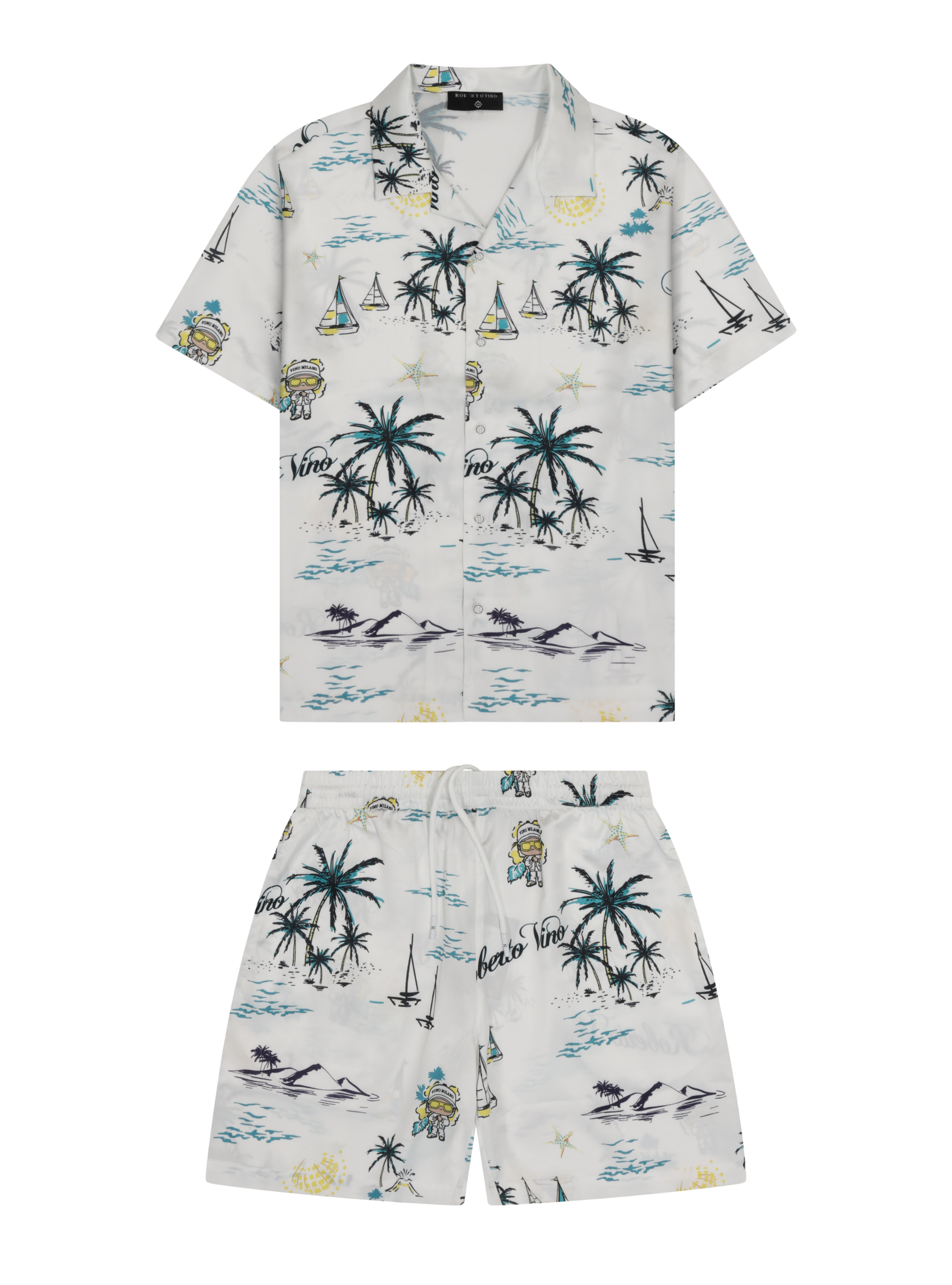 Vino Boy All Over Cabana Set