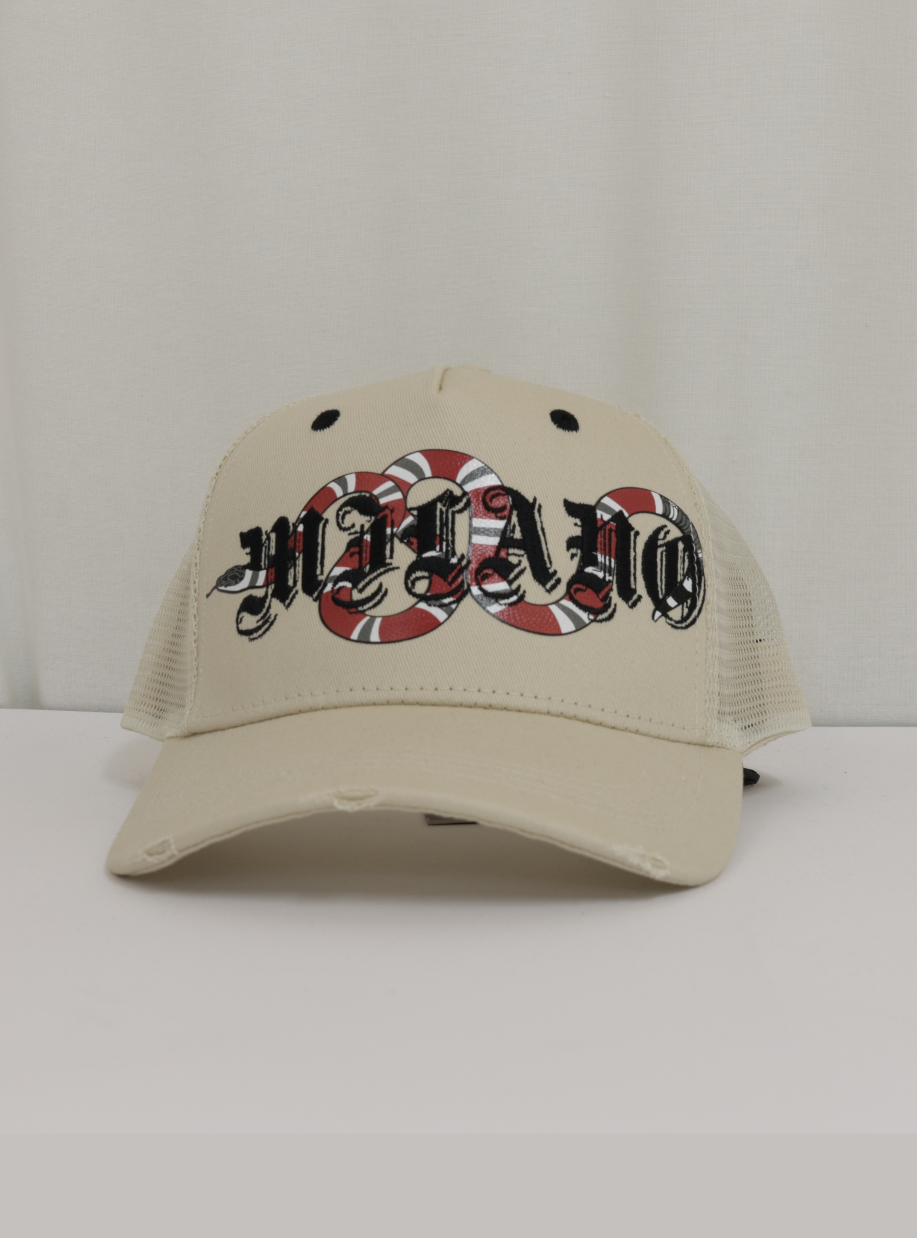 Snake Cap - Beige
