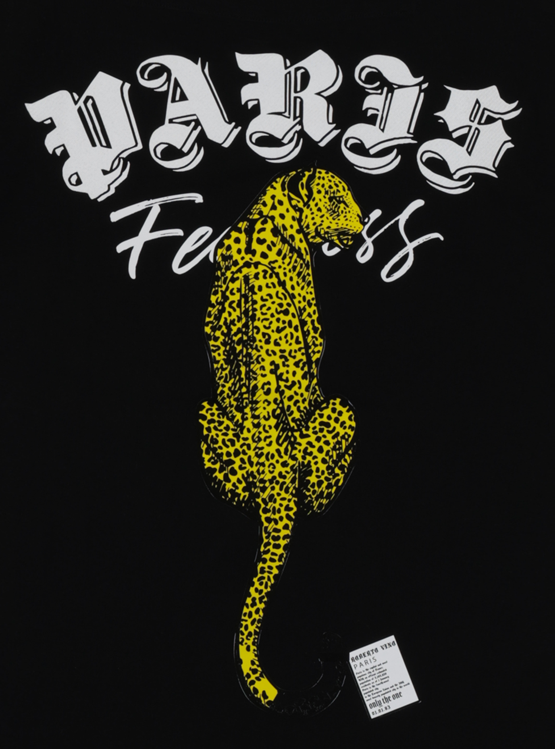 Cheetah Tee - Black
