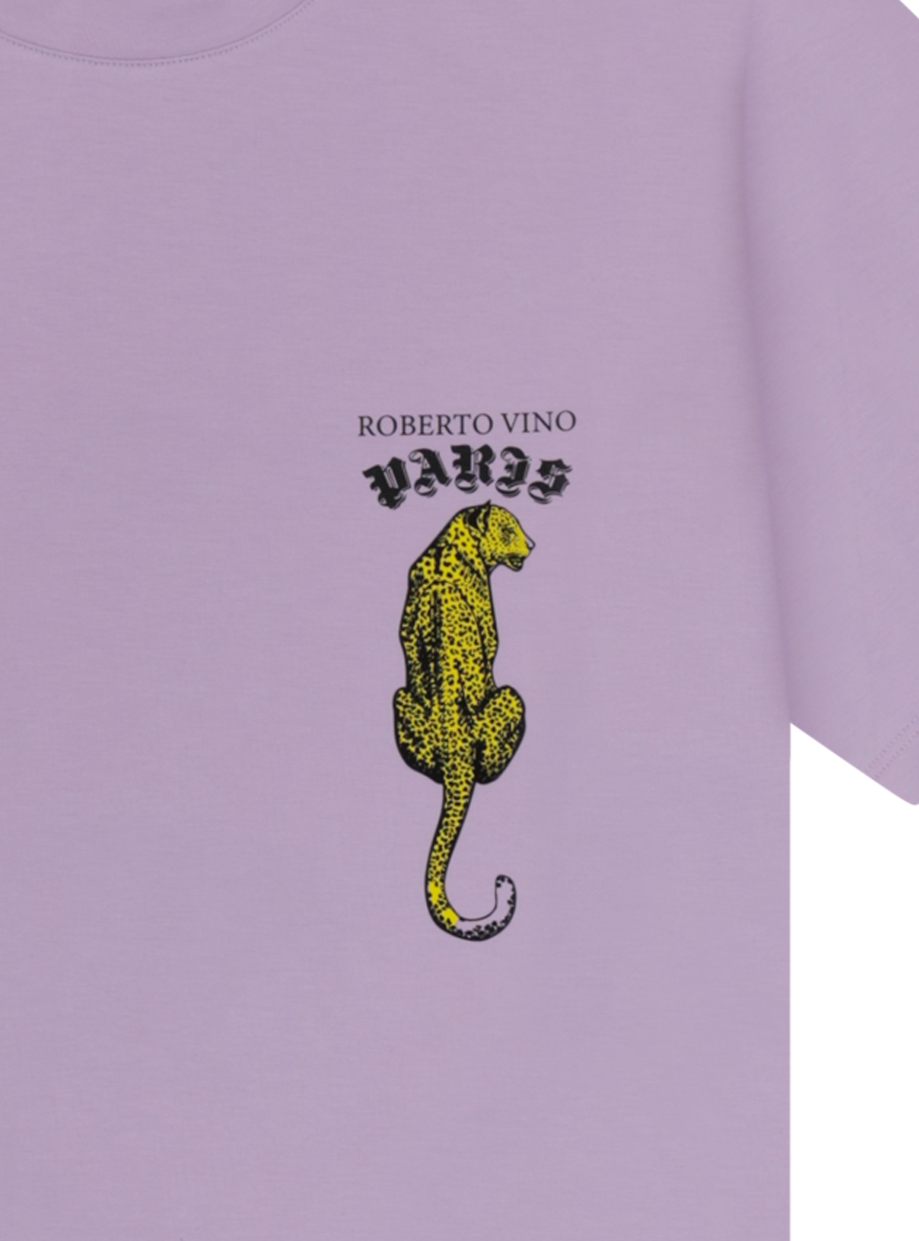 Cheetah Tee - Lavender