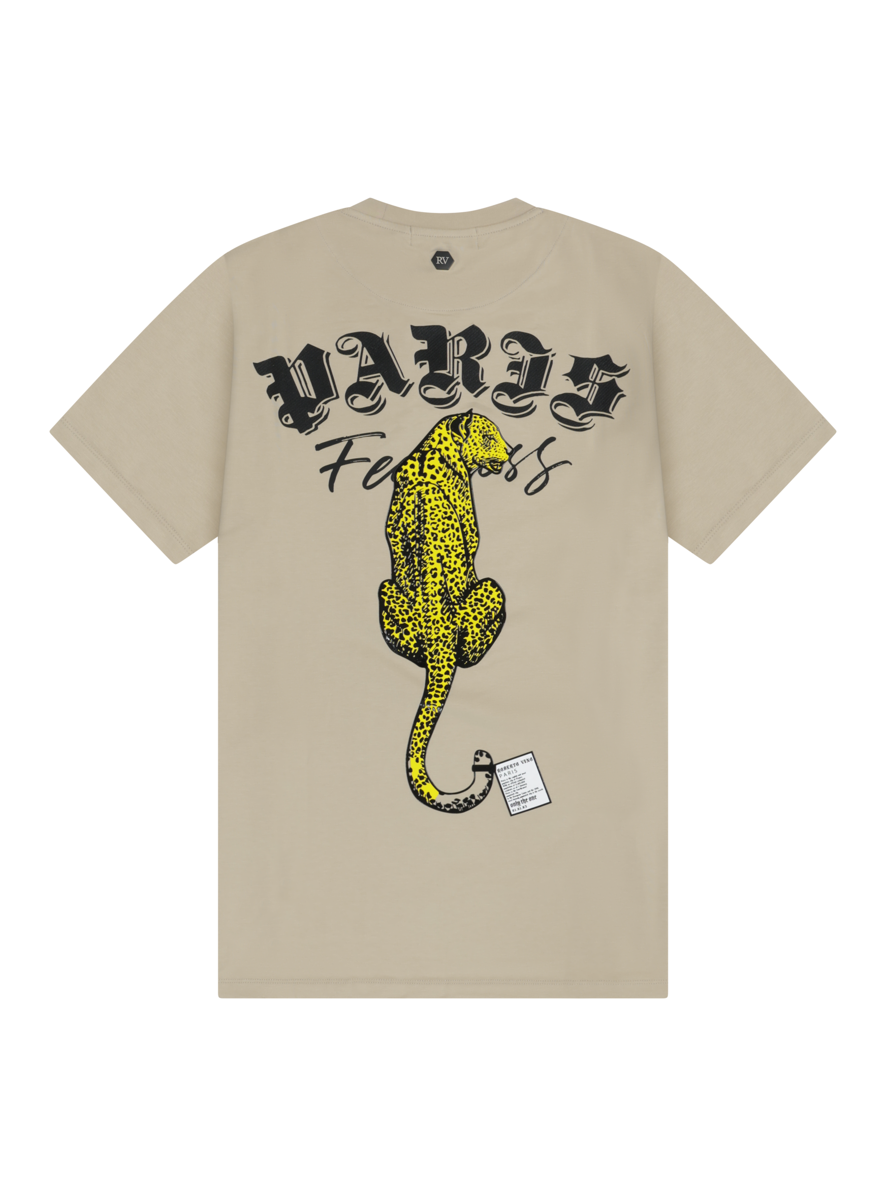 Cheetah Tee - Beige