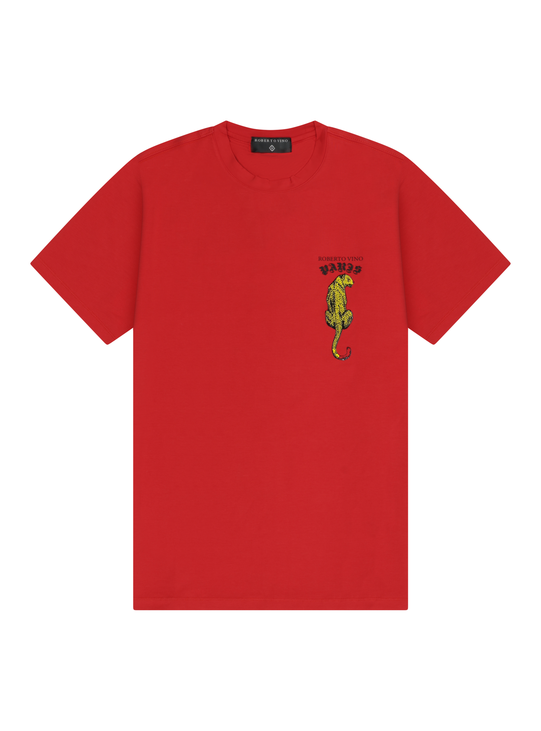 Cheetah Tee - Red