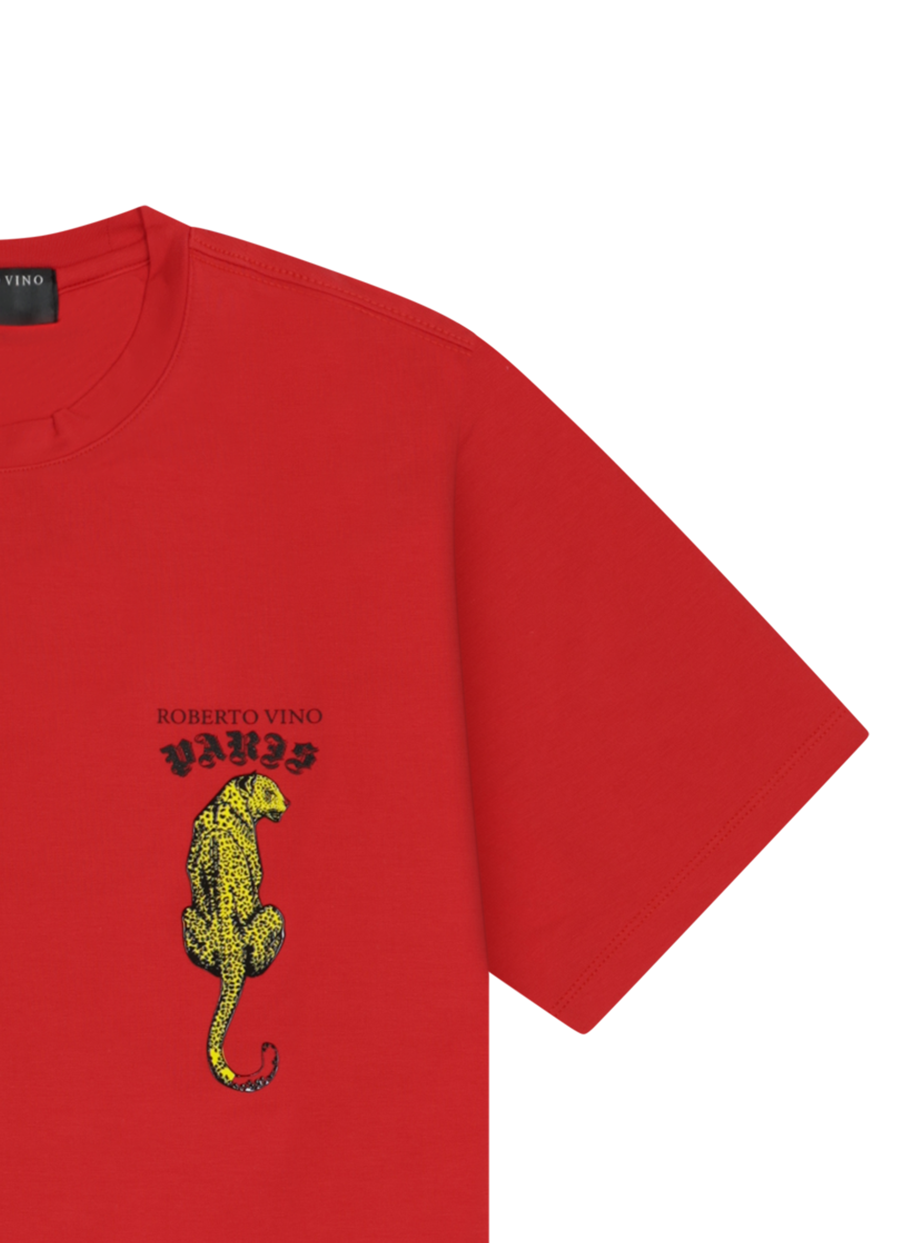 Cheetah Tee - Red