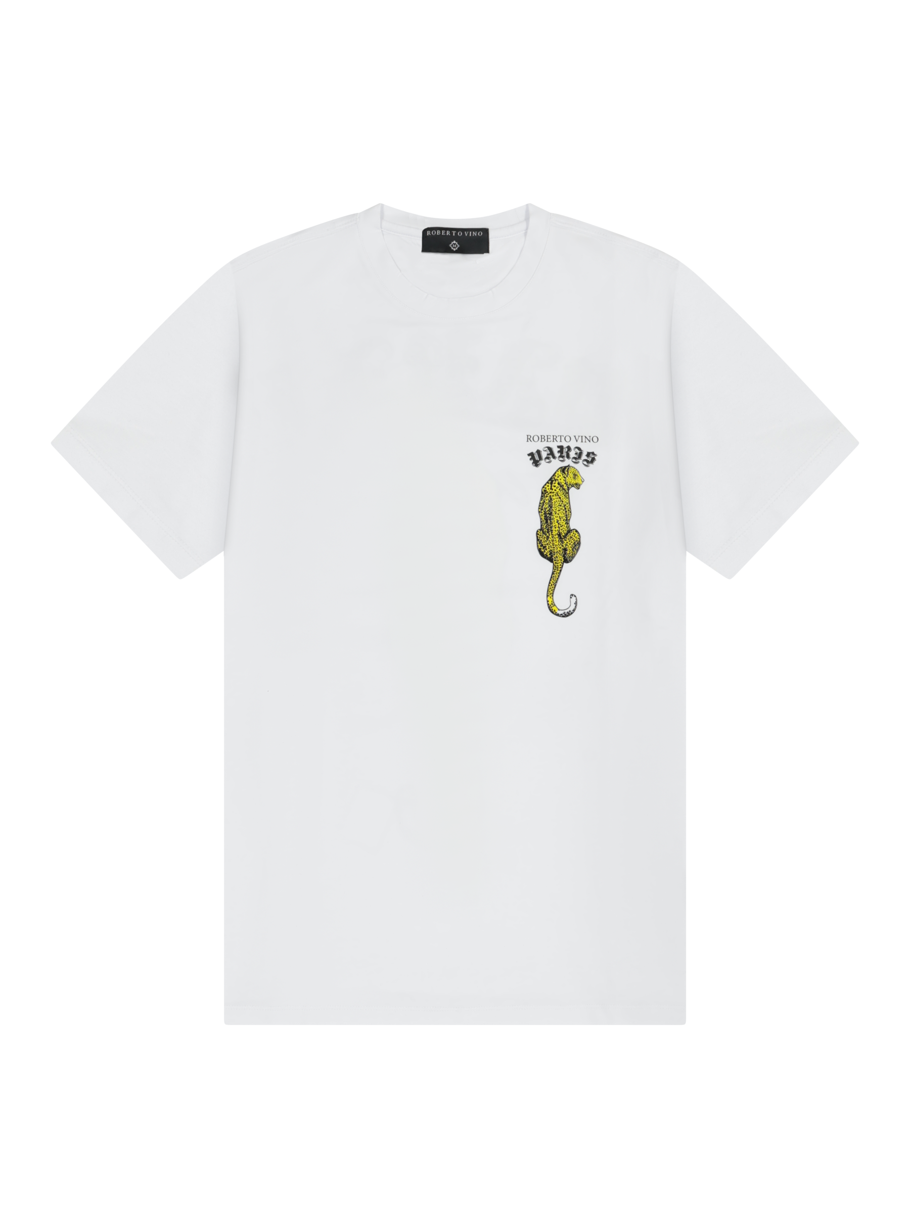 Cheetah Tee - White