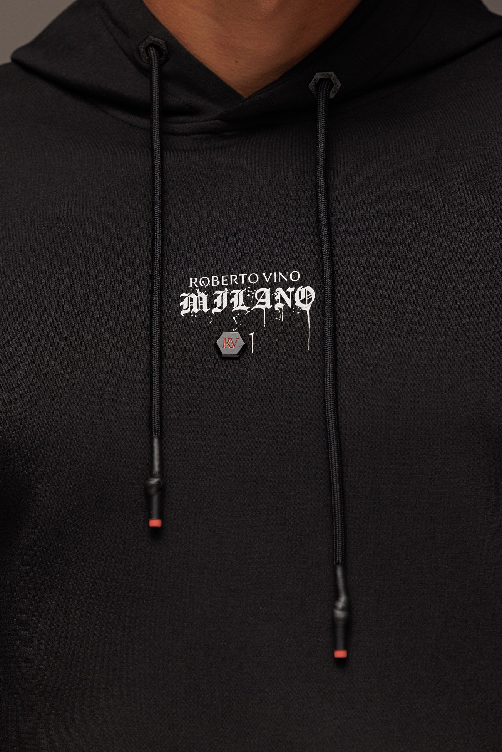 Milano Paint Black Hoodie