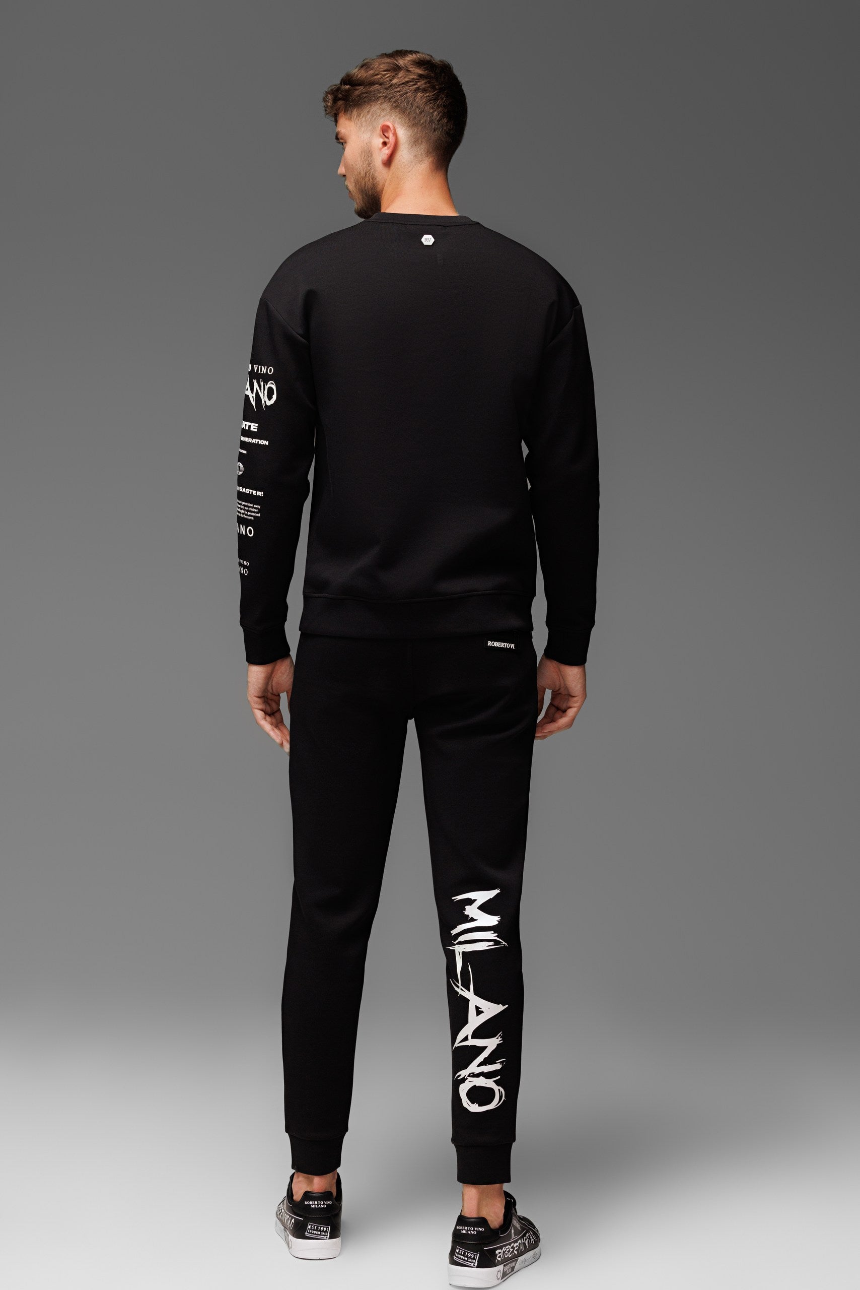 Milano Sweater Black-White