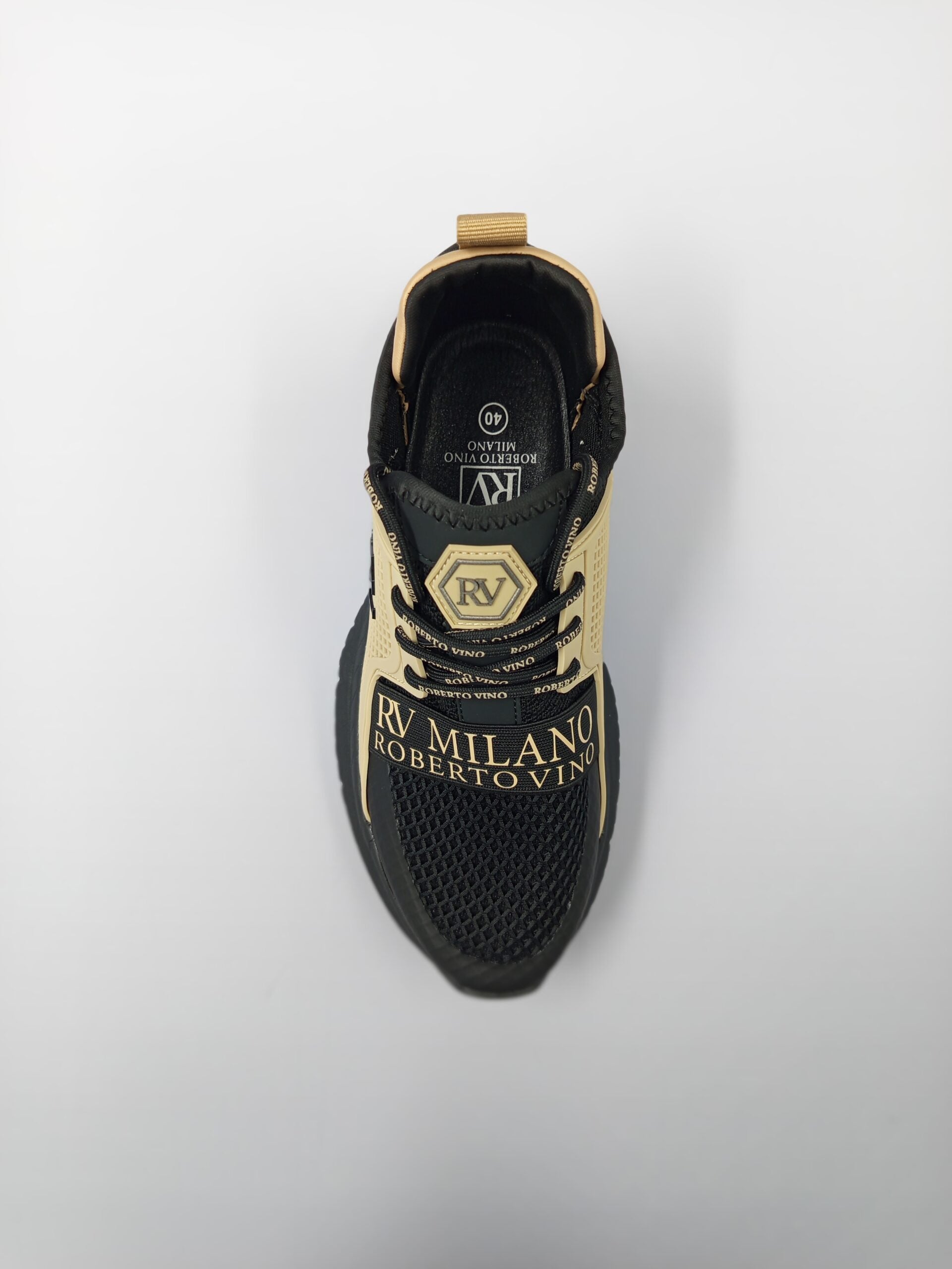 RV Sneakers - Black/Beige