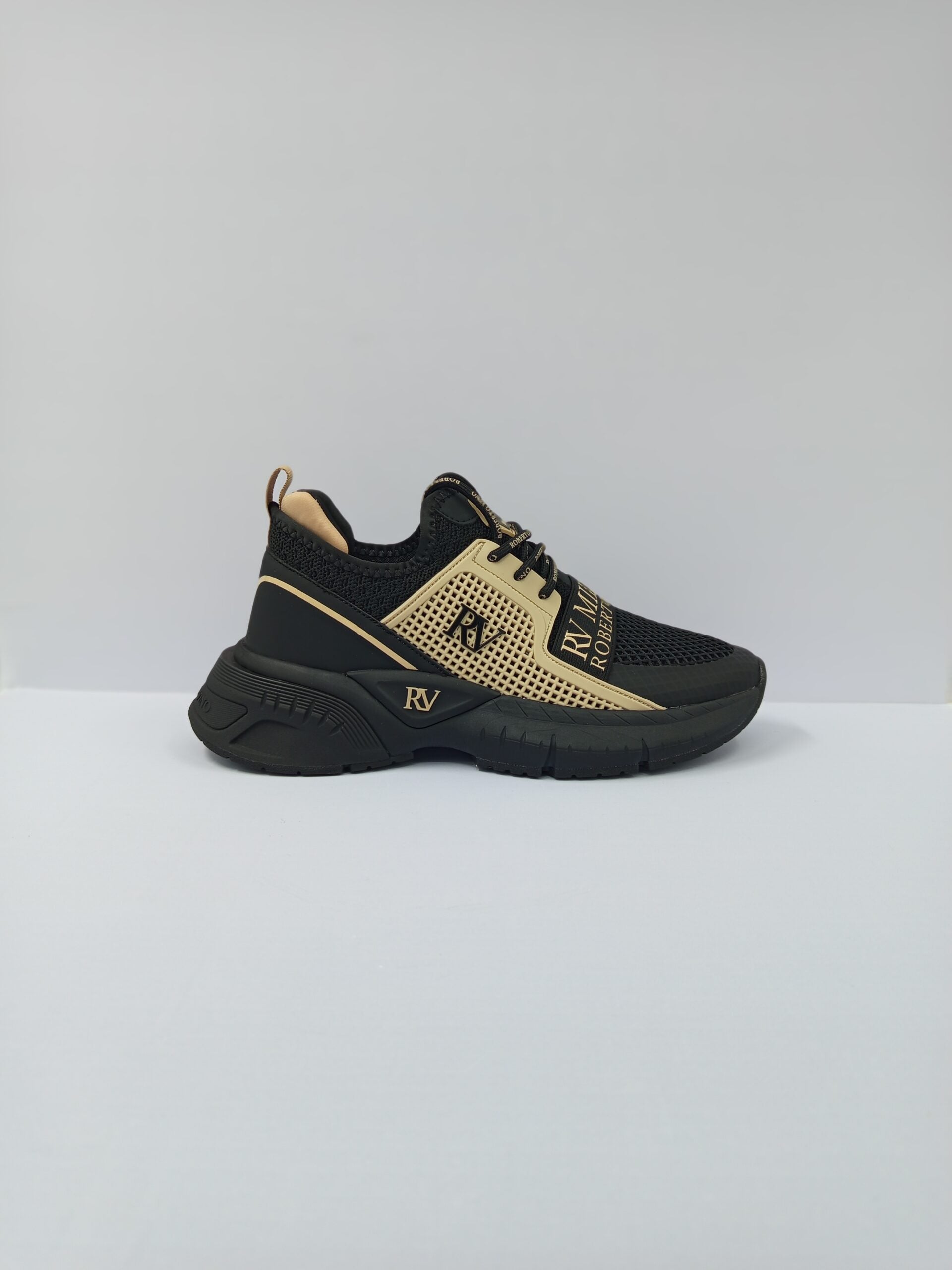 RV Sneakers - Black/Beige