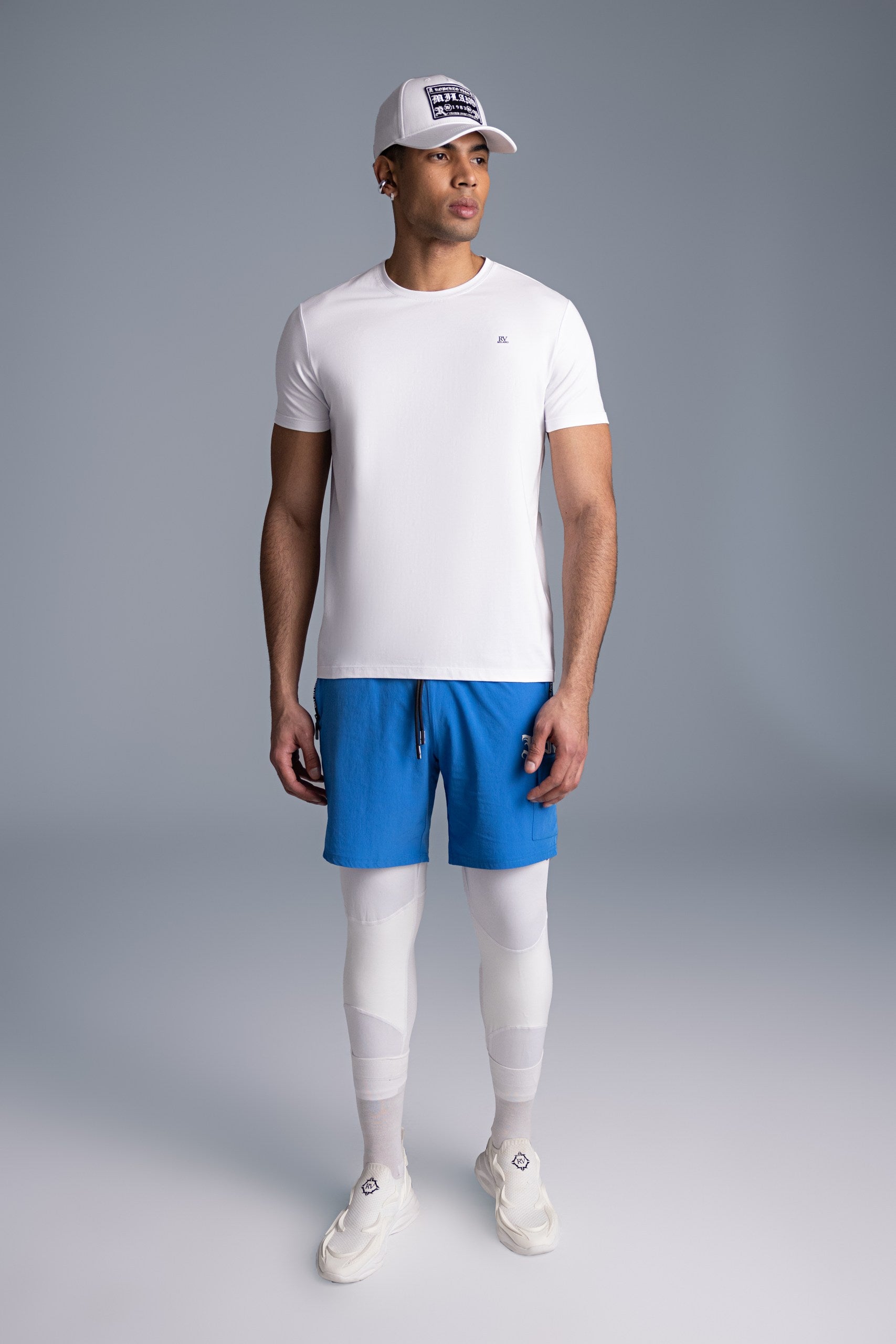 RV MILANO WHITE PLAIN TEE