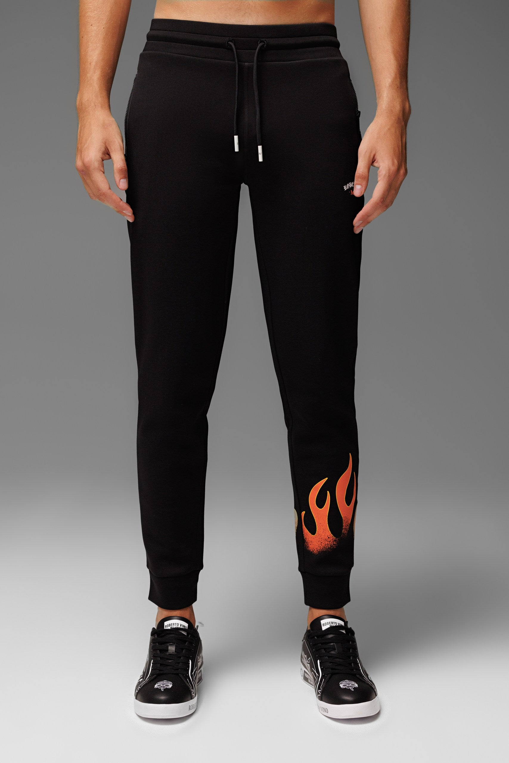 Flame Pants Black