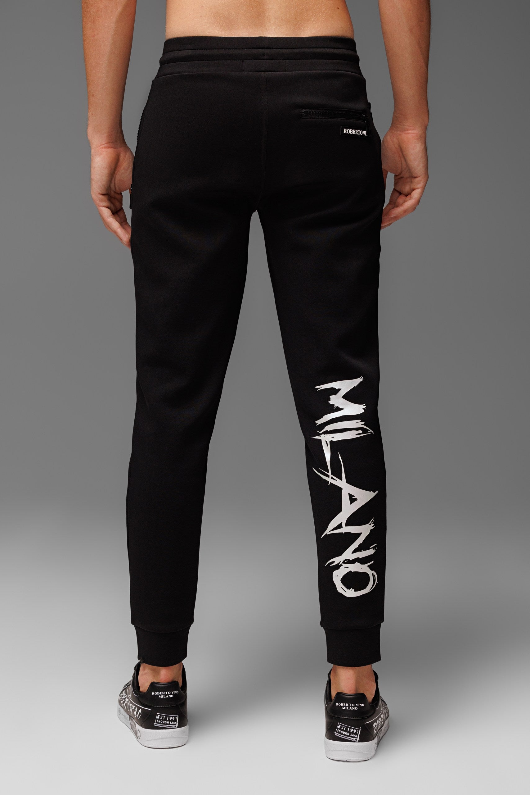 Milano Pants Black-White