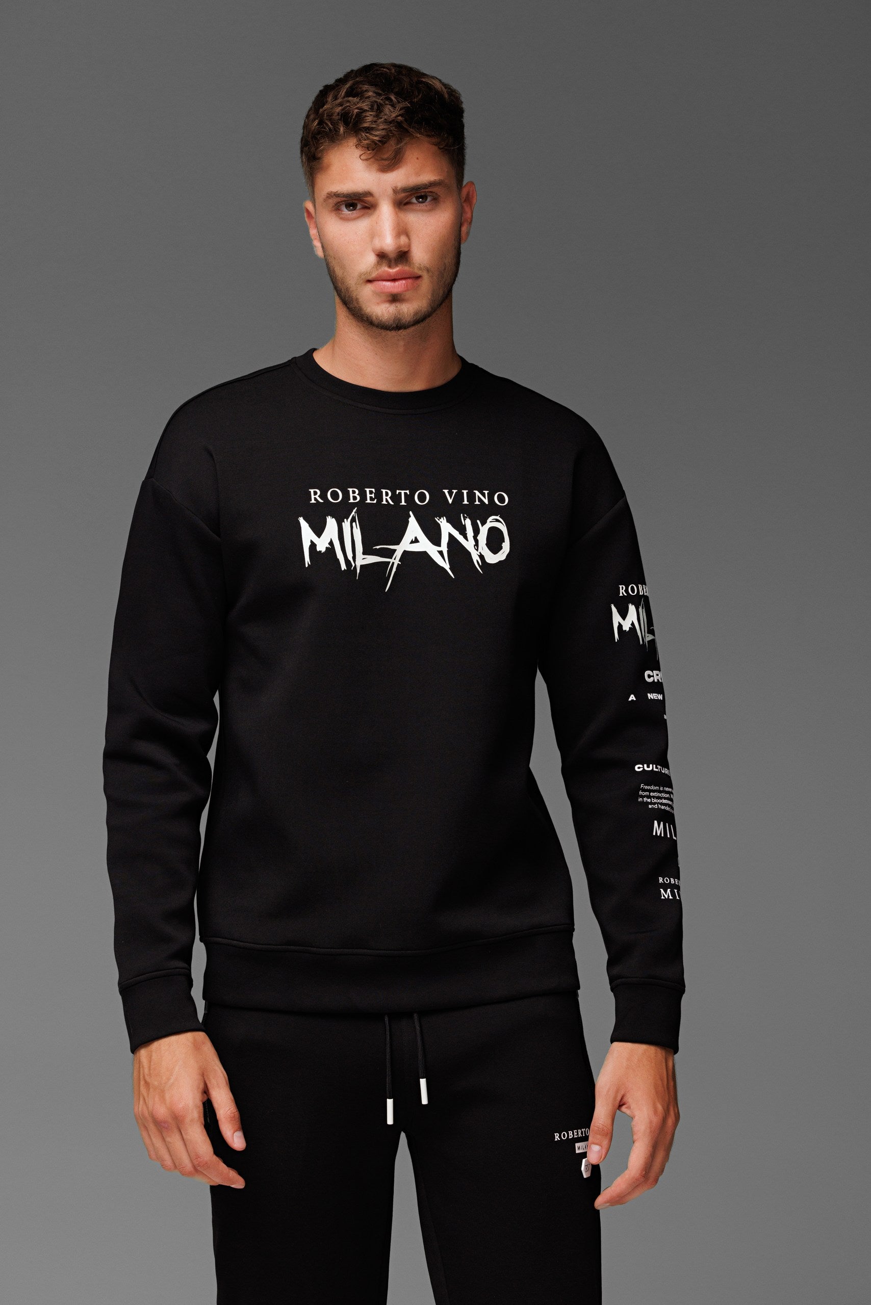 Milano Sweater Black-White