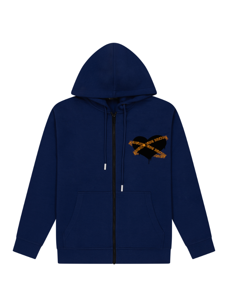 The Heart Zipper Hoodie