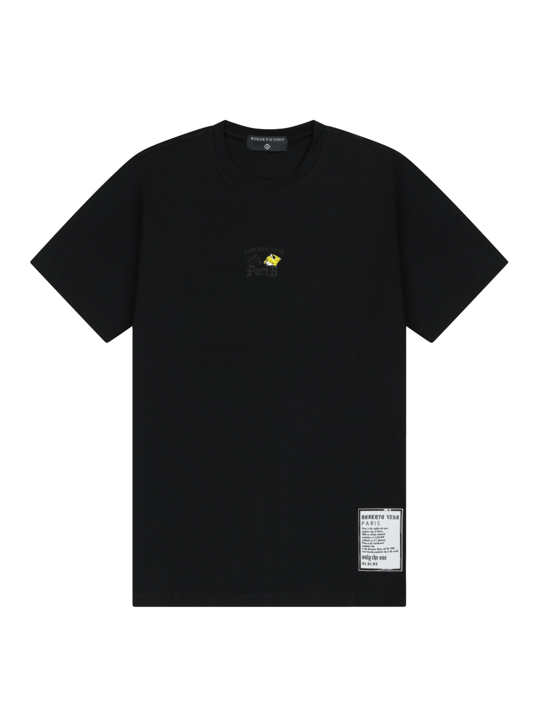 Double Cheetah Tee - Black