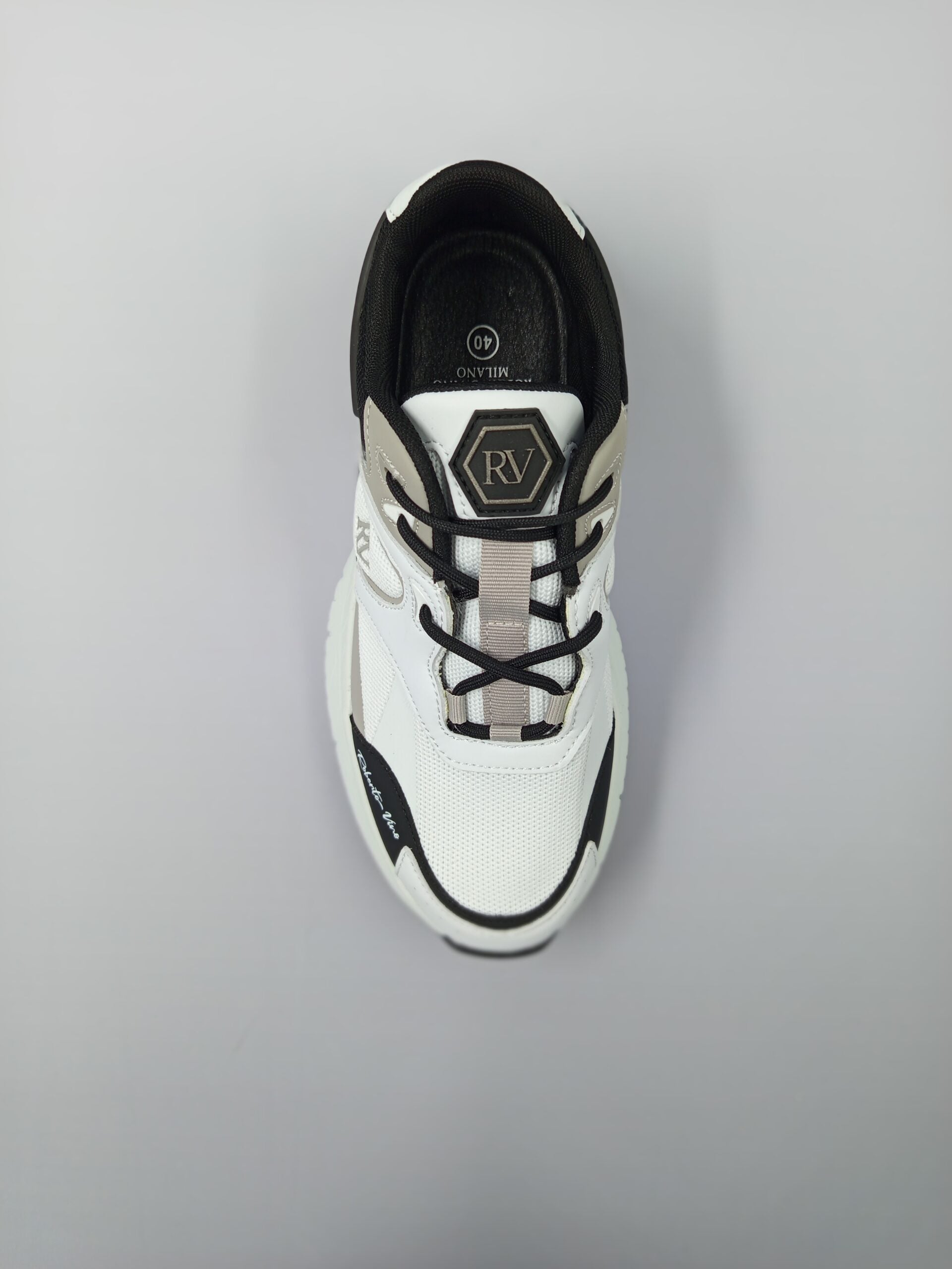 Roberto's Sneakers – White/Grey