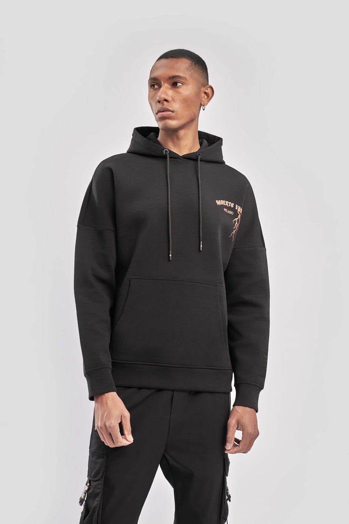 Black hoodie best sale matching pants