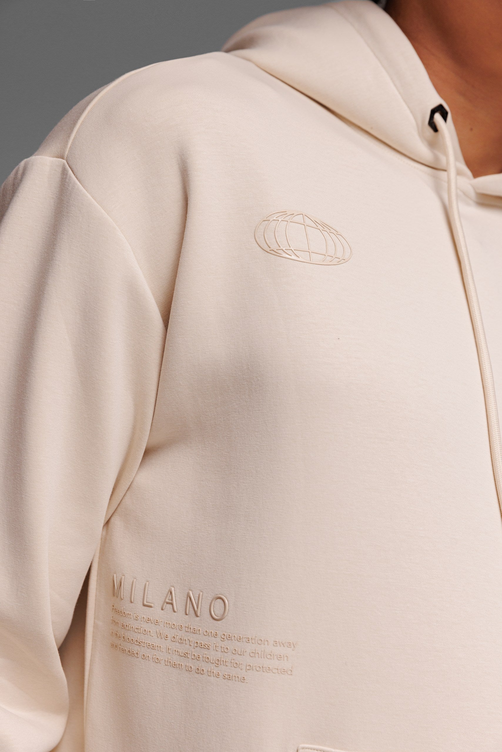 Milano Hoodie Beige