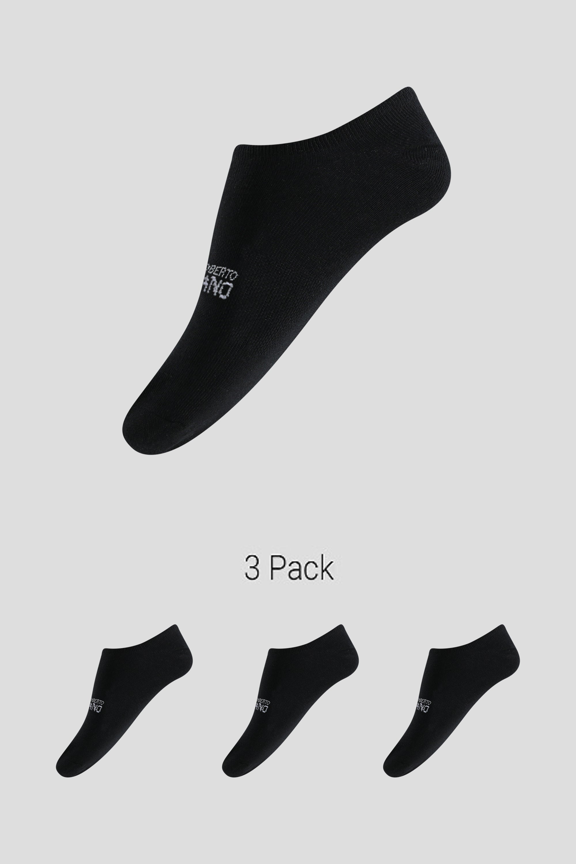 RVA 3 pack ankle cut sneakers socks