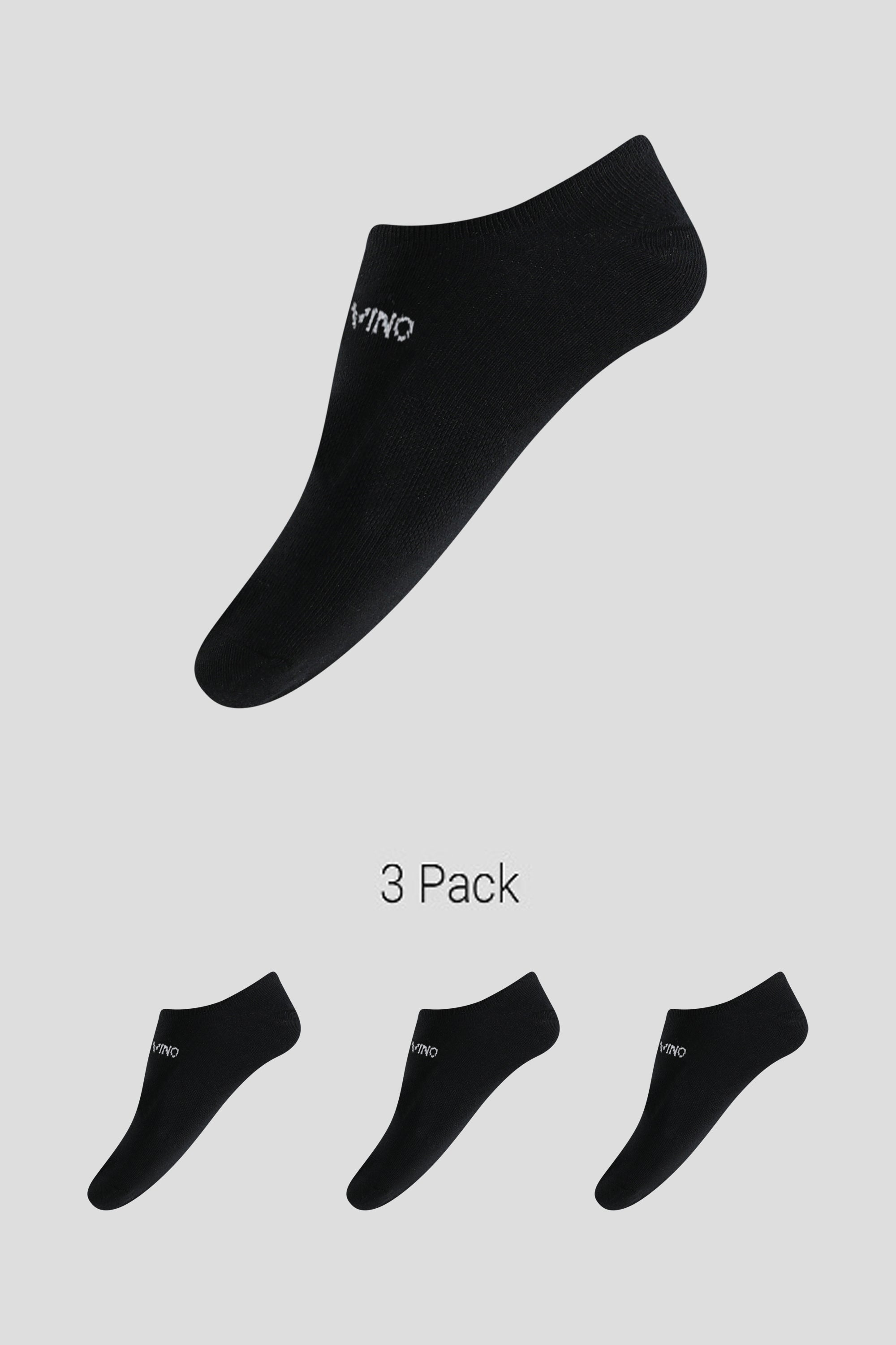RVB 3 pack low cut sneakers socks